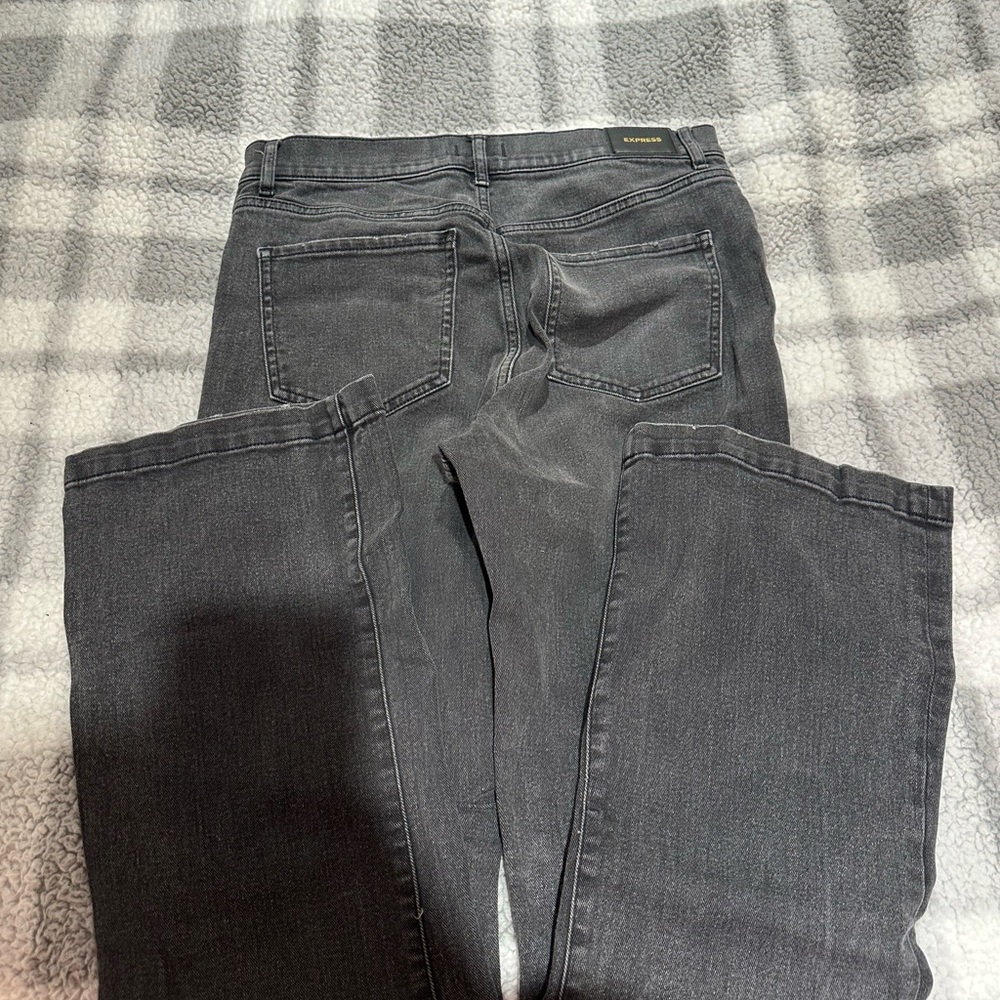Express High Rise 90 Boot Cut Jeans - Picture 5 of 7